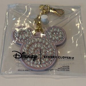Stoney Clover Lane Disney Pink Pearl Mickey Bag Charm- firm price!